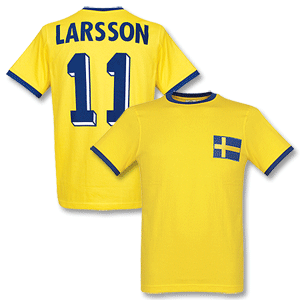 Retake 1970 Sweden Home Retro Shirt   Larsson 11