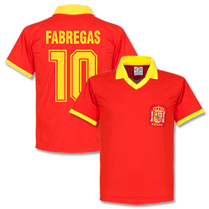 Retake 1970s Spain Home Fabregas Retro Shirt