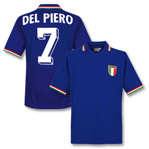 Retake 1982 Italy Home Retro shirt   Del Piero No.7
