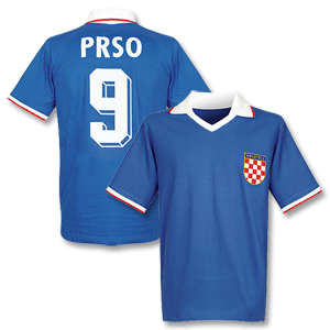 Retake 1990` Croatia Away Retro Shirt   Prso No.9