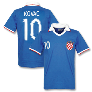 Retake 1990` Croatia Away Shirt   No.10 Kovac (06-07 Style NandN)