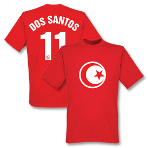 Retake 2006 Tunisia Away T-Shirt   Dos Santos No.11