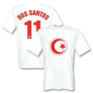 Retake 2006 Tunisia Home T-Shirt   Dos Santos No.11