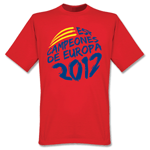 Retake 2012 Spain Campeones De Europa Circle Graphic