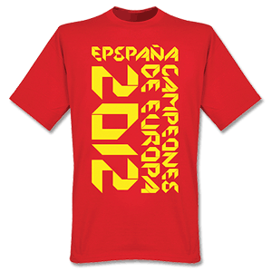 Retake 2012 Spain Campeones De Europa Origami Graphic
