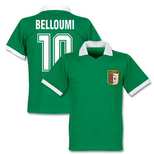 Retake Algeria Away Retro Shirt   Belloumi 10 (Fan Style)