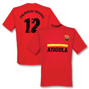 Retake Angola Home T-shirt - red