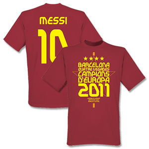 Barcelona 2011 European Champions T-shirt -