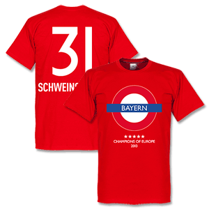 Bayern Underground T-Shirt + Schweinsteiger 31 -