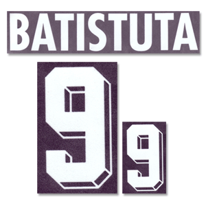 1998 Argentina Away Batistuta 9 Flock Name and
