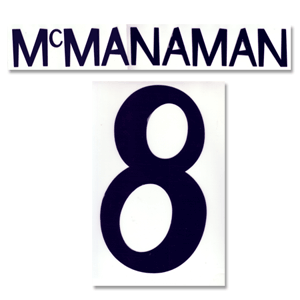1998 Real Madrid Home McManaman 8 Flex Name and