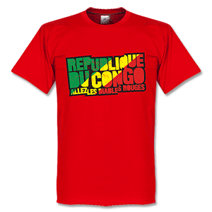 Congo Republic Logo T-Shirt - Red