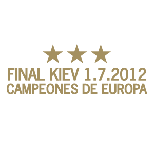 Final Kiev 1.7.2012 Campeones de Europa Gold