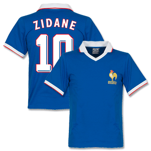 Retake France Home Zidane Retro Shirt