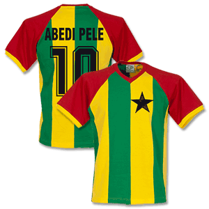 Retake Ghana Home Retro Shirt   Abedi Pele 10
