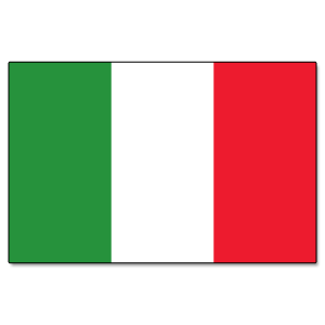 Retake Italy Flag Iron On Patch 30mm x 20mm