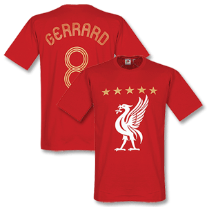 Liverpool Gerrard Euro T-Shirt Red