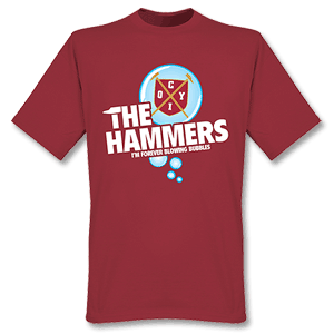 The Hammers Bubble T-shirt - Claret