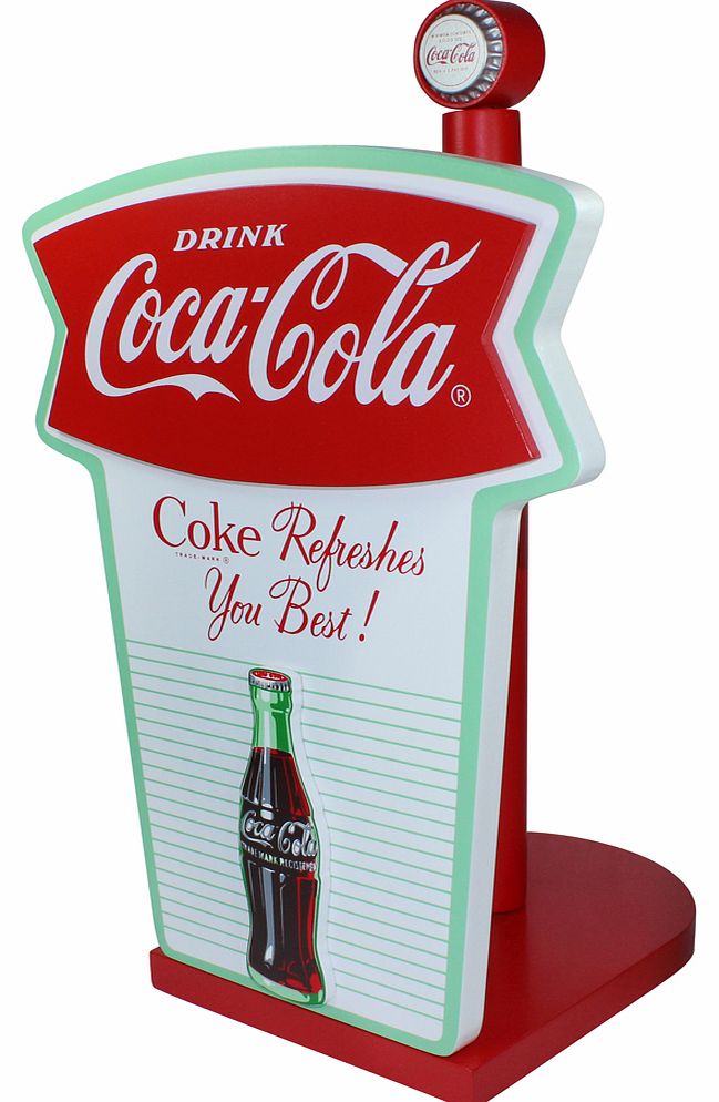 Retro Coca-Cola Fishtail Design Kitchen Roll