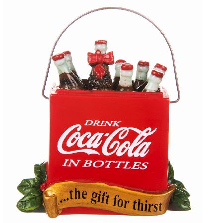 Retro Coca-Cola Resin Cooler Hanging Ornament