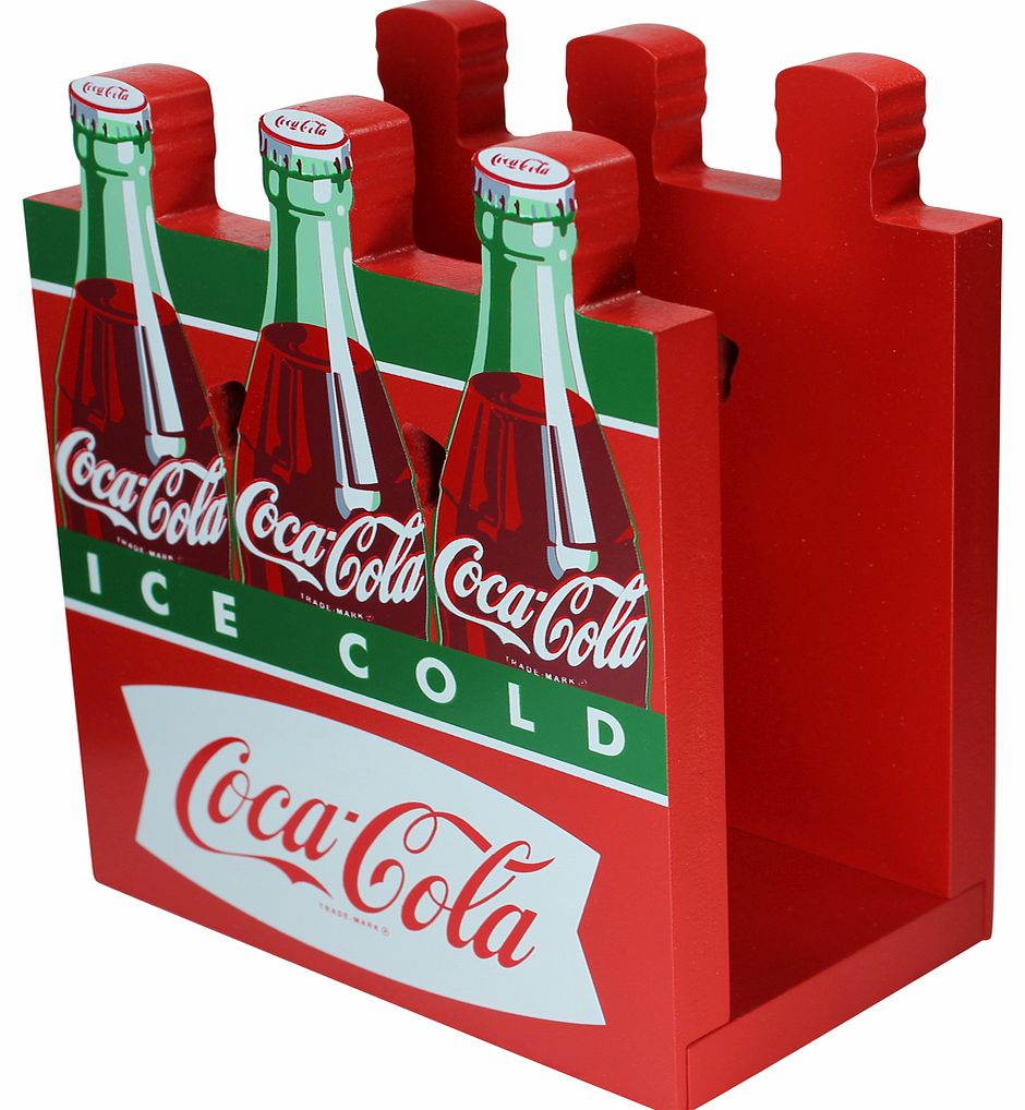 Retro Coca-Cola Six Pack Bottle Napkin Holder