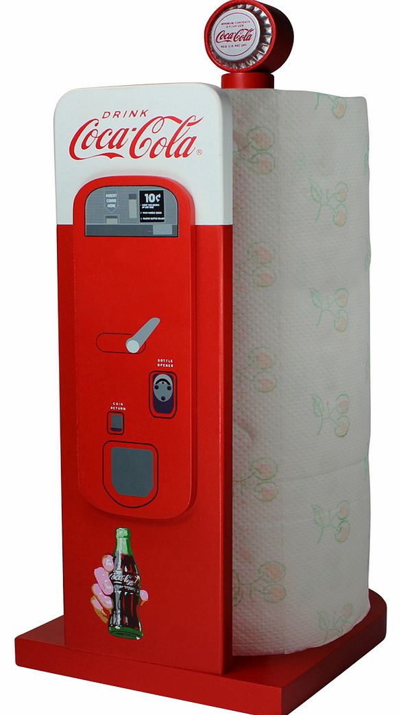 Retro Coca-Cola Vending Machine Kitchen Roll