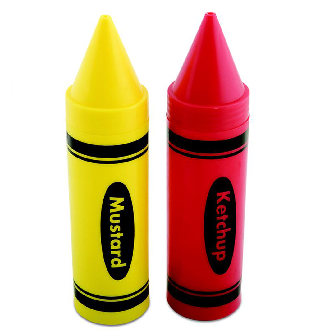 Retro Condiment Crayons