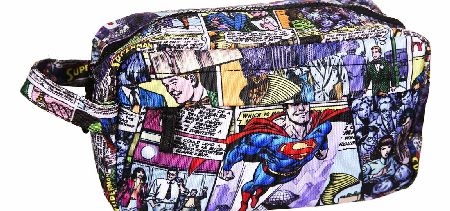 Retro DC Comics Superman Comic Strip Wash Bag