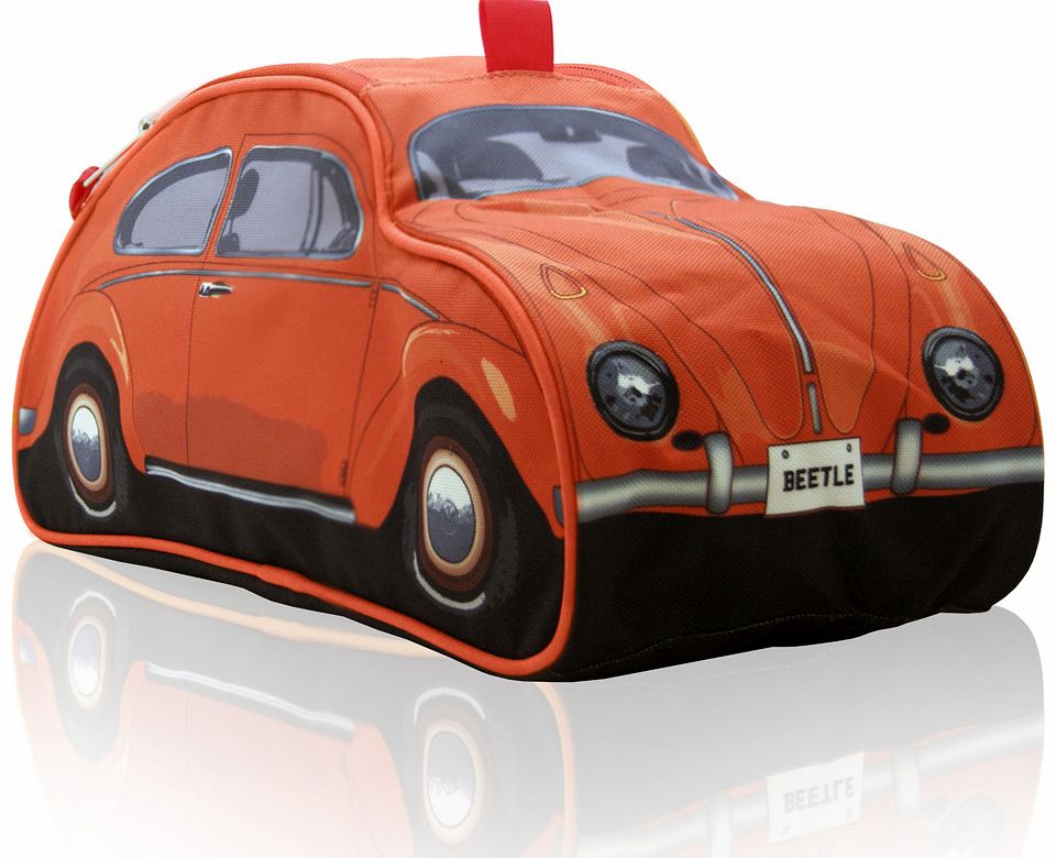 Retro Orange VW Beetle Washbag