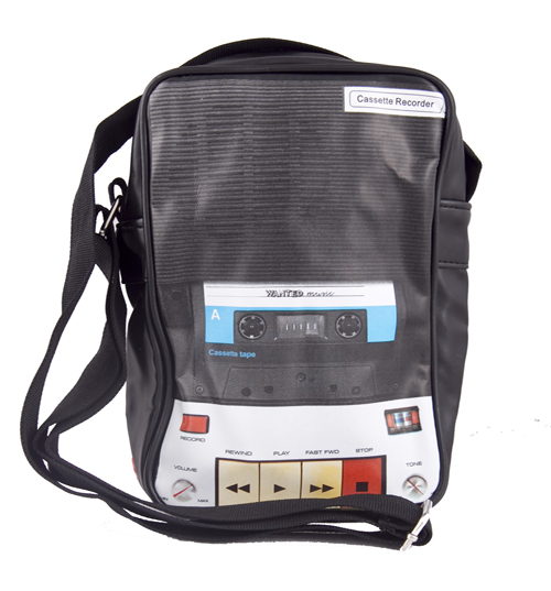 Retro Tape Recorder Shoulder Bag