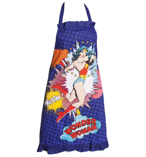 Wonder Woman Apron With Frill