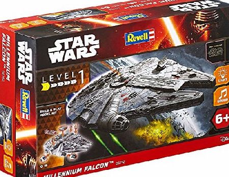 Revell Star Wars Build amp; Play EasyKit Millennium Falcon Model