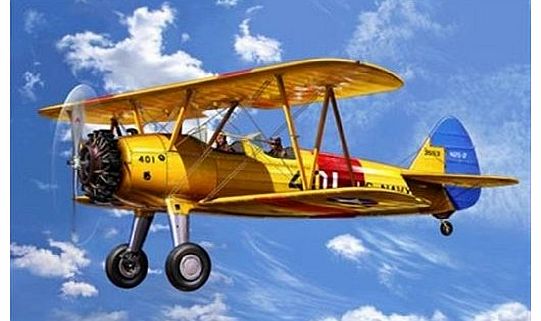 Revell Stearman Kaydet Aircraft Plastic Model Kit
