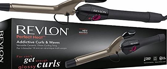 Revlon BRAND NEW REVLON CERAMIC STYLING CURLING TONGS amp; BRUSH WORLDWIDE USE