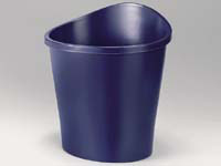 REXEL Agenda2 blue waste bin with 28 litre extra