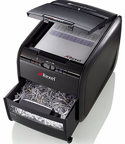 Rexel Auto  60X Cross Cut Paper / Credit Card Shredder with 60 Sheet Capacity