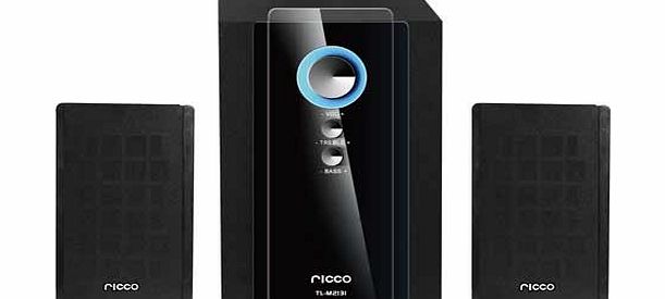 Ricco 18 W 2.1 Channel RMS Wooden Speaker Home Hi-Fi System