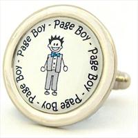 Page Boy Character Cufflinks by