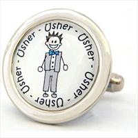 Usher Character Cufflinks by