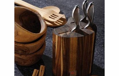 Forme Knives 5 Piece Knife Block Bamboo