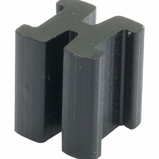 Richco T1-3/4 15.9mm Black Square LED Spacer
