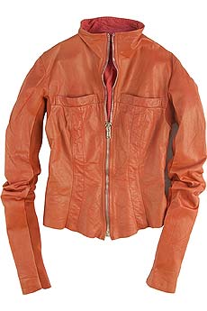 Rick Owens Cropped motorcycle jacket