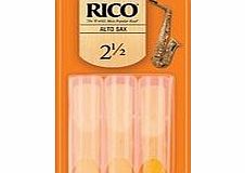 Rico Alto Saxophone Reeds 2.5 3-Pack