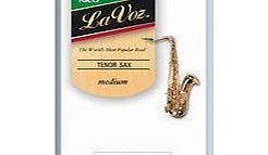 Rico La Voz Tenor Saxophone Reeds Medium 10 Box