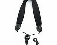 Rico Padded Saxophone Strap Black with Plastic