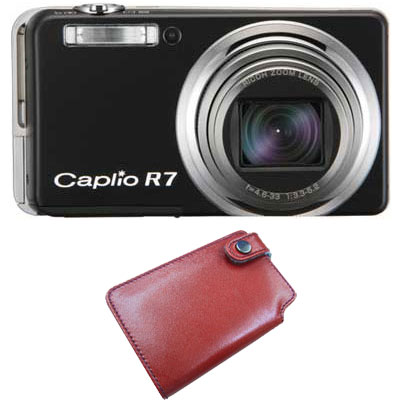 Caplio R7 Black Compact Camera with Free