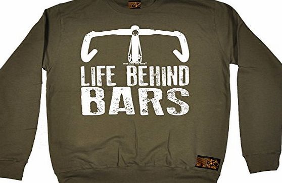 Ride Like The Wind PREMIUM Ride Like The Wind - Life Behind Bars ... Bicycle Racer SWEATSHIRT / fashion funny cycling cycle bike top great gift presents accessories for him and her for christmas birthday