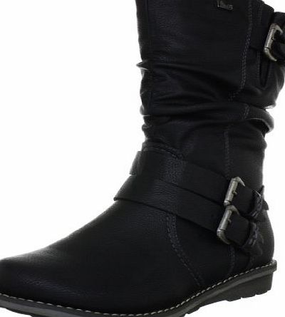 Rieker Womens 96362 Biker Boots Black Schwarz (schwarz 00) Size: 42