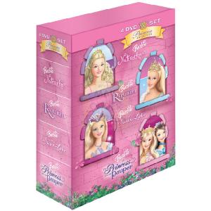 Right Entertainment Barbie Princess Collection 4 DVD Box Set