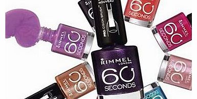60 Seconds Nail Polish 800 Black Out